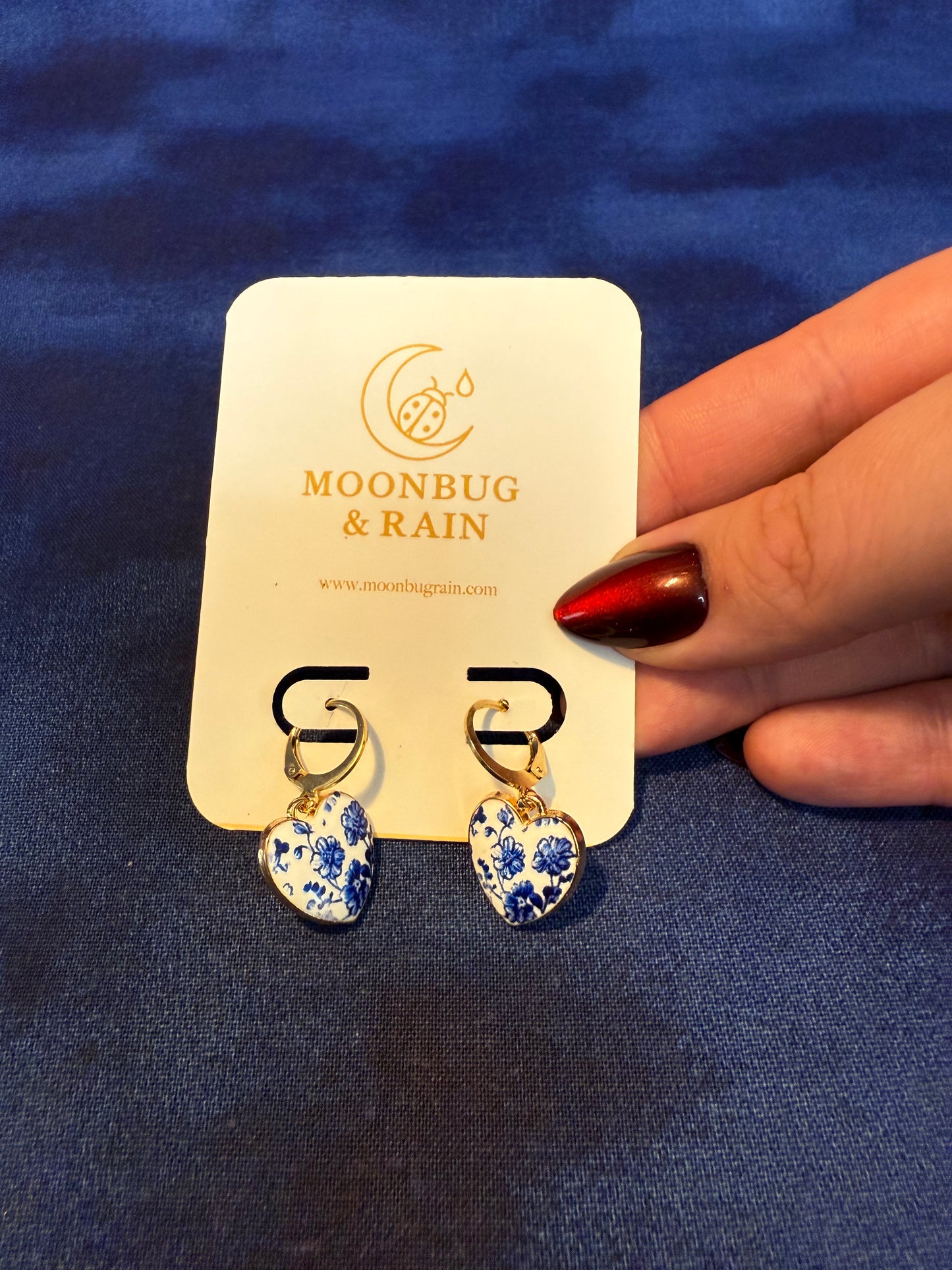 Enamel Rose Hearts