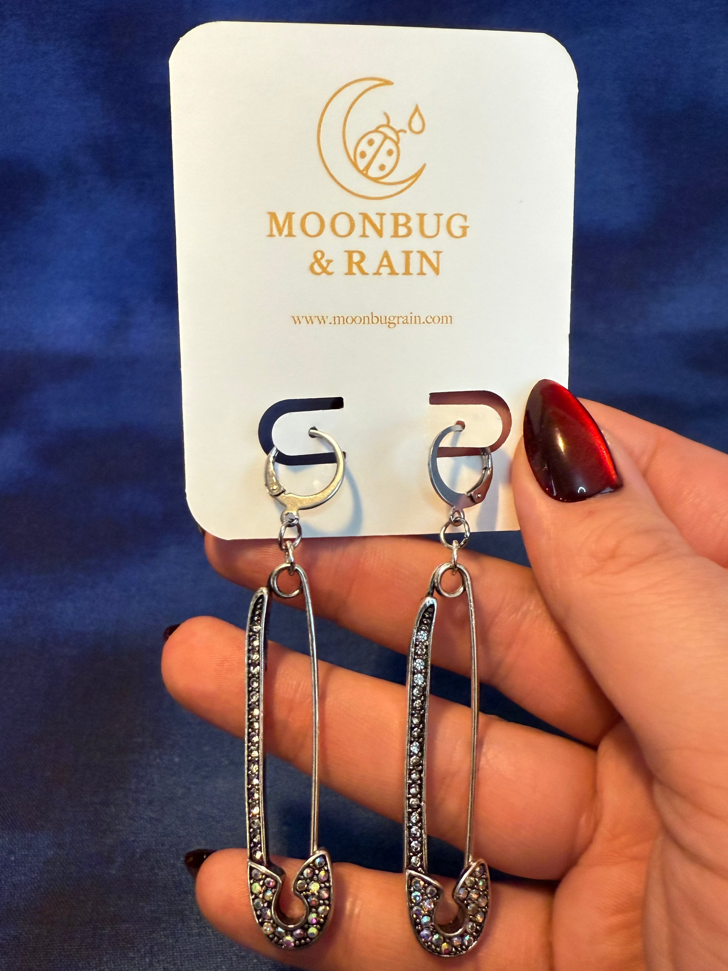 Bejewelled Safety Pins