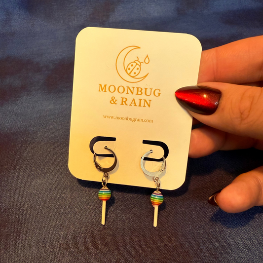 Multicolored lollipops