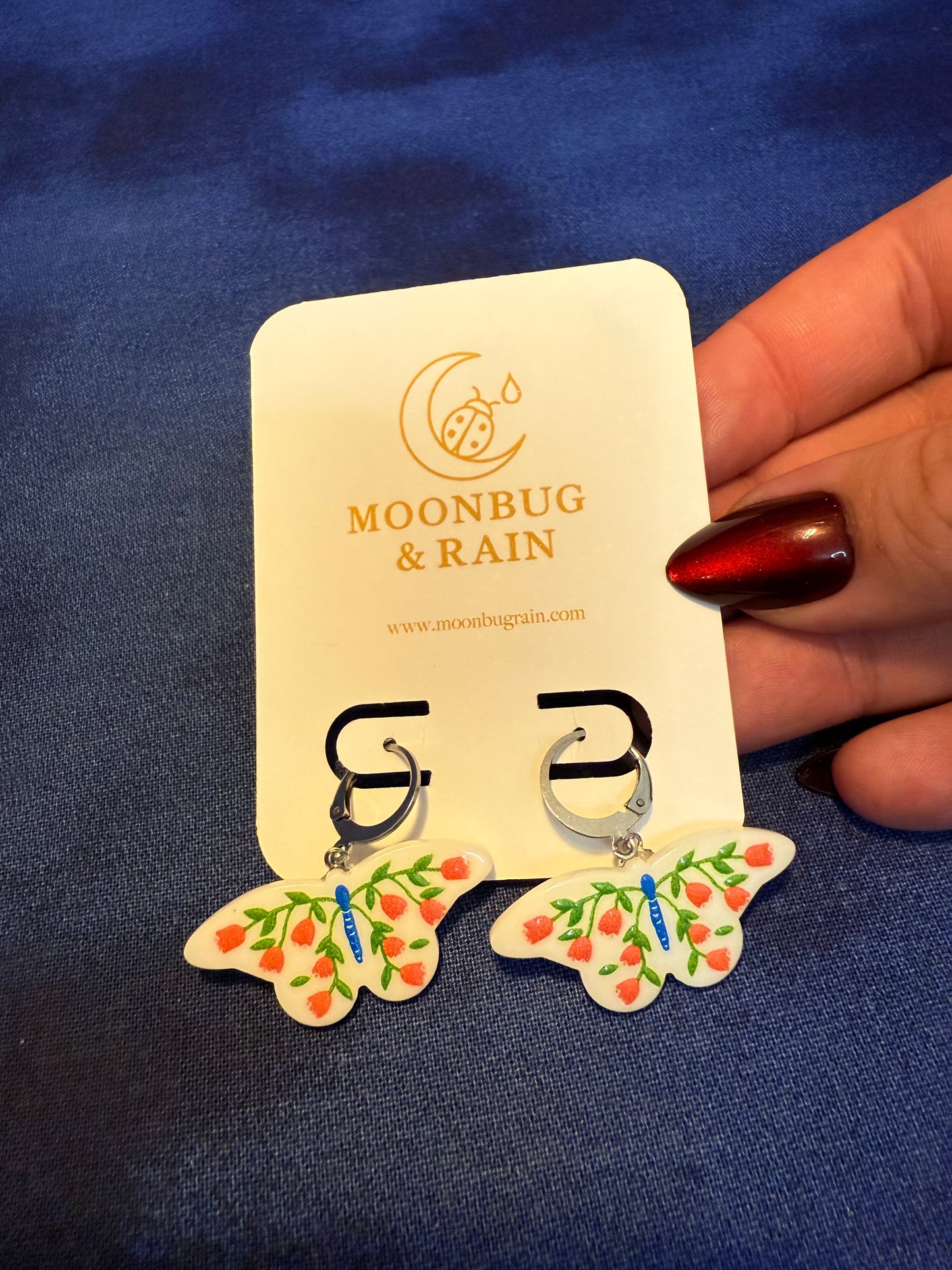 White Floral Butterflies